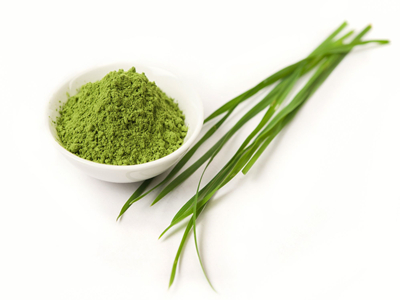 How to make dry barley grass into fine powder.